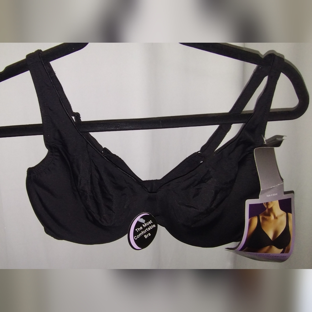 Olga Women's Black Comfort Bra